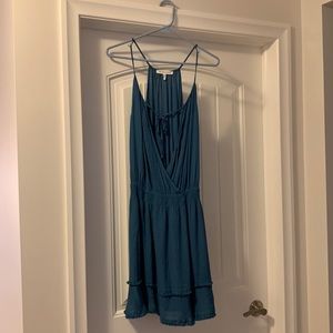 Heartloom summer dress. Small. Blue. Worn once. Cute dress/bathing suit cover.